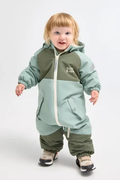 Børn Nordbjrn Flyverdragter>Nordbjørn Fernie Babyflyverdragt, Beetle/Slate Grey