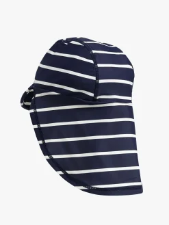 Nordbjrn Uv & Strand*Nordbjørn Fårö UV-Hat, Navy Stripe Blå/Hvid