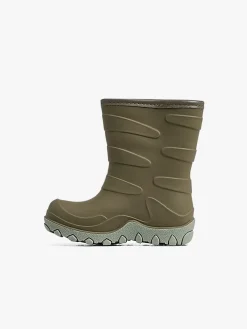 Børn Nordbjrn Nordbjörn Grundsund Forede Gummistøvler, Dark Olive