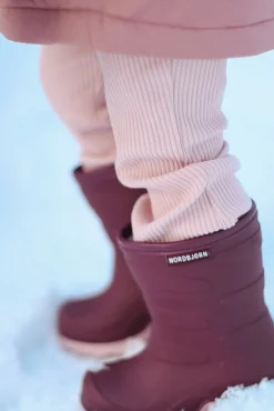 Børn Nordbjrn Nordbjörn Grundsund Forede Gummistøvler, Oxblood