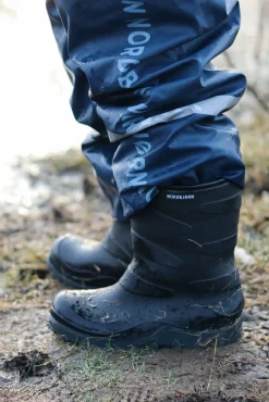 Børn Nordbjrn Støvler & Vinterstøvler></noscript>Nordbjörn Grundsund Forede Gummistøvler, Black