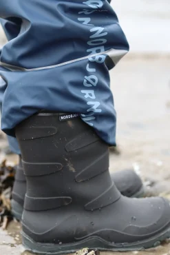 Børn Nordbjrn Støvler & Vinterstøvler></noscript>Nordbjörn Grundsund Forede Gummistøvler, Black