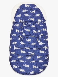 Nordbjrn Køreposer>Nordbjørn Hazey Kørepose, Snowleo/Blue Indigo