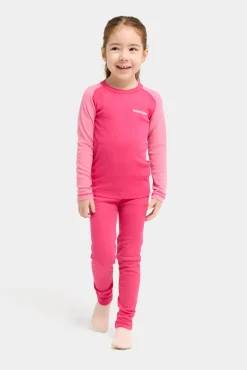 Nordbjrn Undertøj|Uldtøj*Nordbjørn Icicle Skiundertøj Merinould, Magenta Lyserød