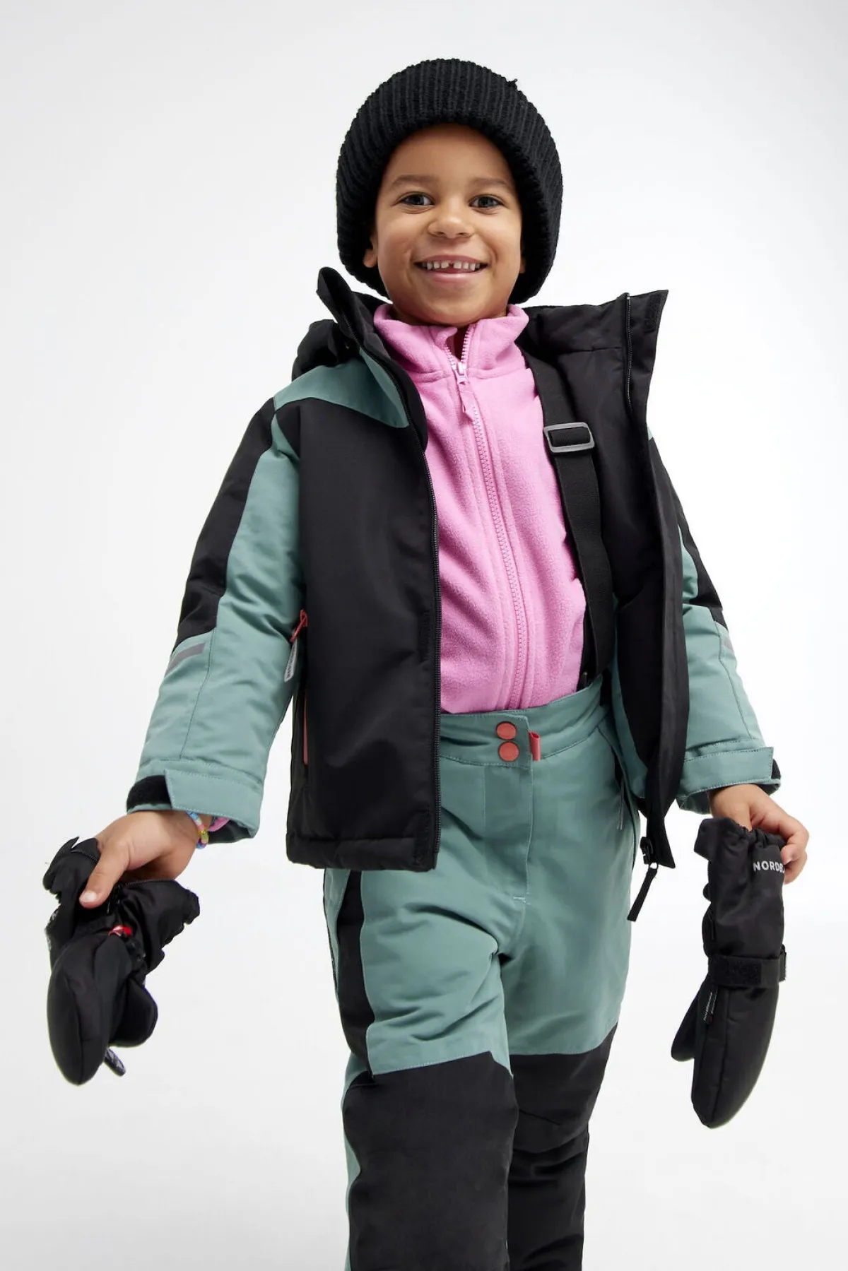 Nordbjrn Vintertøj*Nordbjørn Lech Skisæt, Sagebrush Green Grøn/Sort