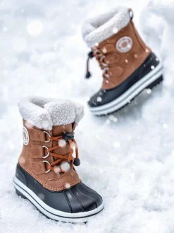 Børn Nordbjrn Nordbjørn Lynx Vinterstøvler, Brown