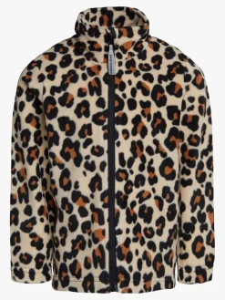 Børn Nordbjrn Fleecetøj></noscript>Nordbjørn Malö Fleecetrøje, Leopardy Wheat