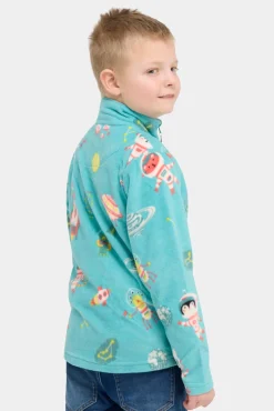 Børn Nordbjrn Fleecetøj>Nordbjørn Malö Fleecetrøje, Space Jam Aqua Sea