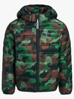 Nordbjrn Overtøj*Nordbjørn Milano Letvægtsjakke, Camo Splash Classic Grøn/Brun