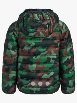 Nordbjrn Overtøj*Nordbjørn Milano Letvægtsjakke, Camo Splash Classic Grøn/Brun