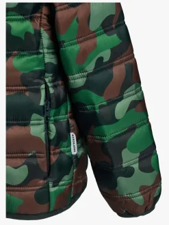 Nordbjrn Overtøj*Nordbjørn Milano Letvægtsjakke, Camo Splash Classic Grøn/Brun