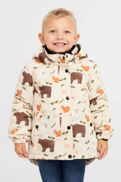 Nordbjrn Vintertøj*Nordbjørn Minilanche Dynejakke, Parchment Beige/Brun