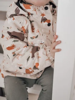 Nordbjrn Vintertøj*Nordbjørn Minilanche Dynejakke, Parchment Beige/Brun