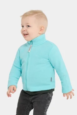 Børn Nordbjrn Fleecetøj>Nordbjørn Mölle Fleecetrøje, Turkis