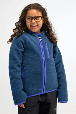 Børn Nordbjrn Fleecetøj>Nordbjørn Mollösund Fleecetrøje, Insigna Blue