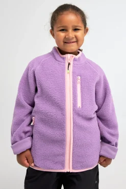Børn Nordbjrn Fleecetøj>Nordbjørn Mollösund Fleecetrøje, Diffused Orchid