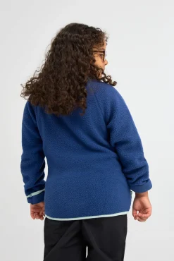 Børn Nordbjrn Fleecetøj>Nordbjørn Mollösund Fleecetrøje, Twilight Blue