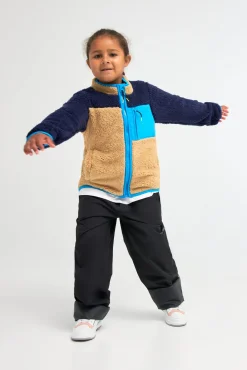 Børn Nordbjrn Fleecetøj></noscript>Nordbjørn Montana Fleecetrøje, Blue Latte