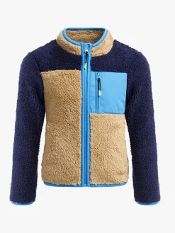 Børn Nordbjrn Fleecetøj></noscript>Nordbjørn Montana Fleecetrøje, Blue Latte