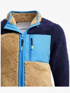 Børn Nordbjrn Fleecetøj></noscript>Nordbjørn Montana Fleecetrøje, Blue Latte