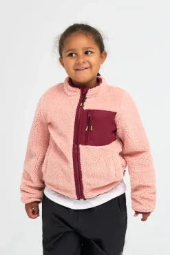 Børn Nordbjrn Fleecetøj>Nordbjørn Montana Fleecetrøje, Mellow Rose