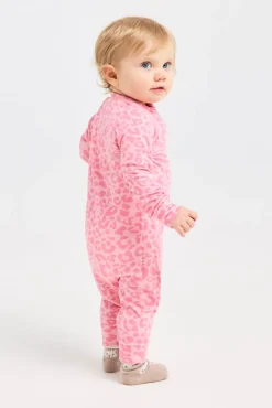 Nordbjrn Undertøj*Nordbjørn Moritz Termoundertøj Heldragt Bamboo, Leo Pink Lyserød