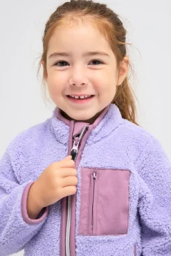 Børn Nordbjrn Nordbjørn Nerøy Fleecetrøje, Heirloom Lilac