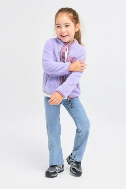 Børn Nordbjrn Nordbjørn Nerøy Fleecetrøje, Heirloom Lilac