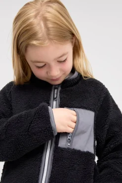 Børn Nordbjrn Fleecetøj>Nordbjörn Nerøy Fleecetrøje, Black