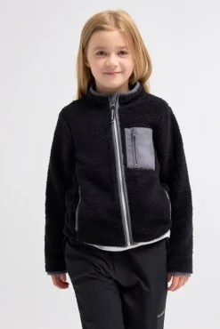 Børn Nordbjrn Fleecetøj>Nordbjörn Nerøy Fleecetrøje, Black