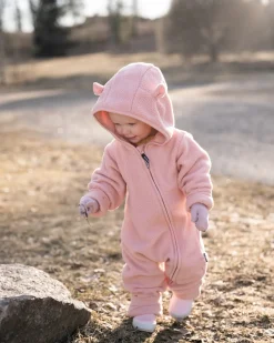 Børn Nordbjrn Fleecetøj>Nordbjørn Oak Fleecedragt, Mellow Rose