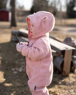 Børn Nordbjrn Fleecetøj>Nordbjørn Oak Fleecedragt, Mellow Rose