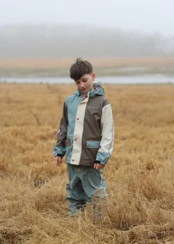 Børn Nordbjrn Nordbjörn Pallas Foret Regnsæt, Silver Blue