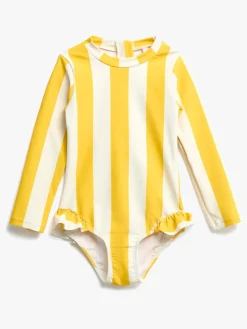 Nordbjrn Uv & Strand*Nordbjörn Sandsjön UV-Badedragt, Yellow Stripe