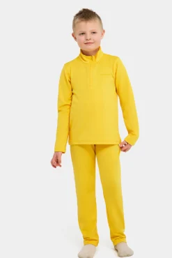 Børn Nordbjrn Undertøj>Nordbjørn Singö Powerstretch Skiundertøj, Mimosa