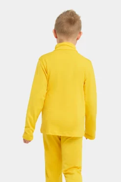 Børn Nordbjrn Undertøj>Nordbjørn Singö Powerstretch Skiundertøj, Mimosa