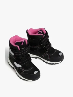 Børn Nordbjrn Nordbjörn Snowfall Vinterstøvler, Black/Strawberry