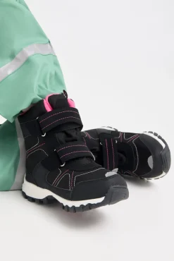 Børn Nordbjrn Nordbjörn Snowfall Vinterstøvler, Black/Strawberry