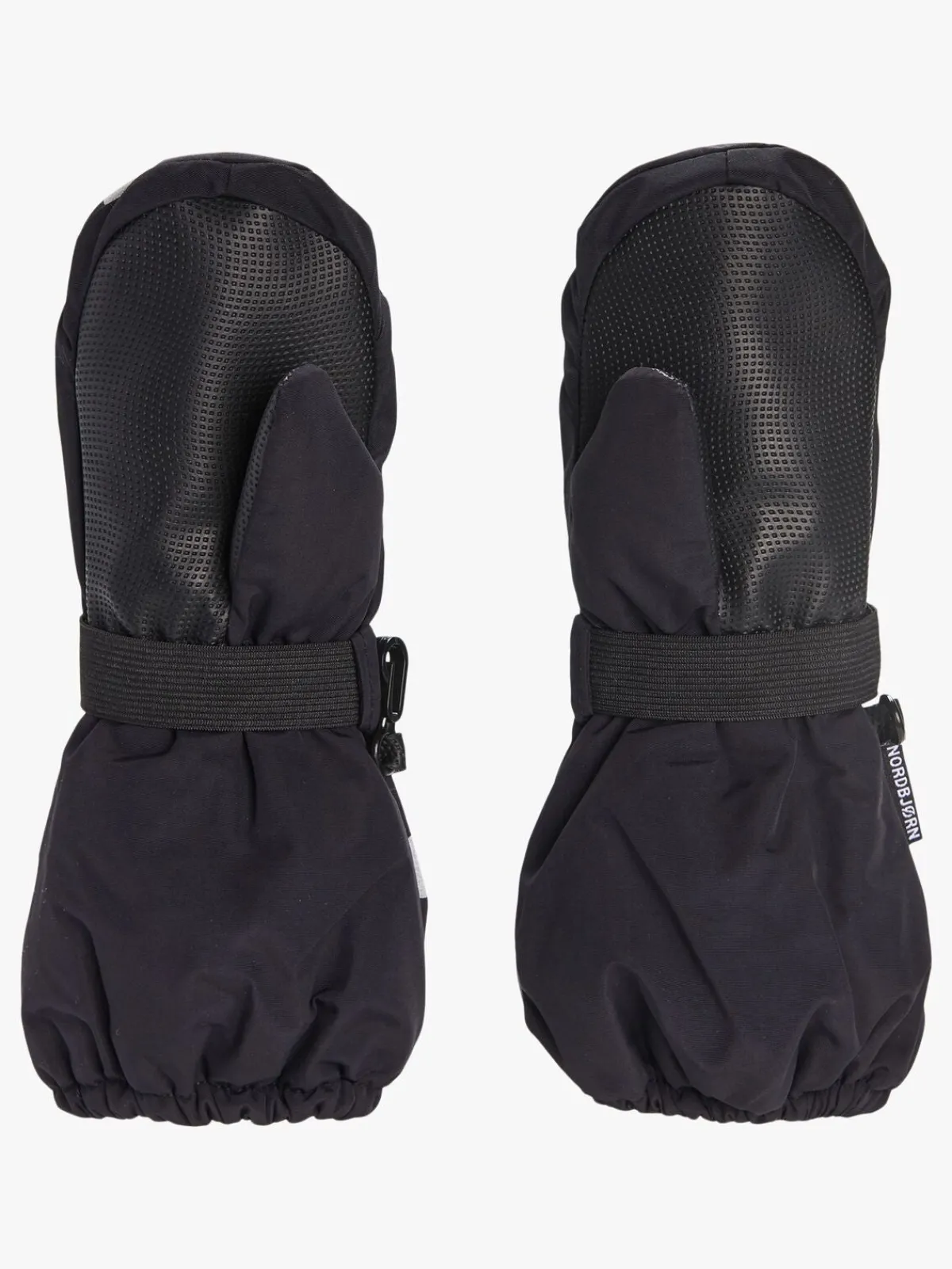 Børn Nordbjrn Nordbjørn Stalon Vanter, Black/Silver Dots