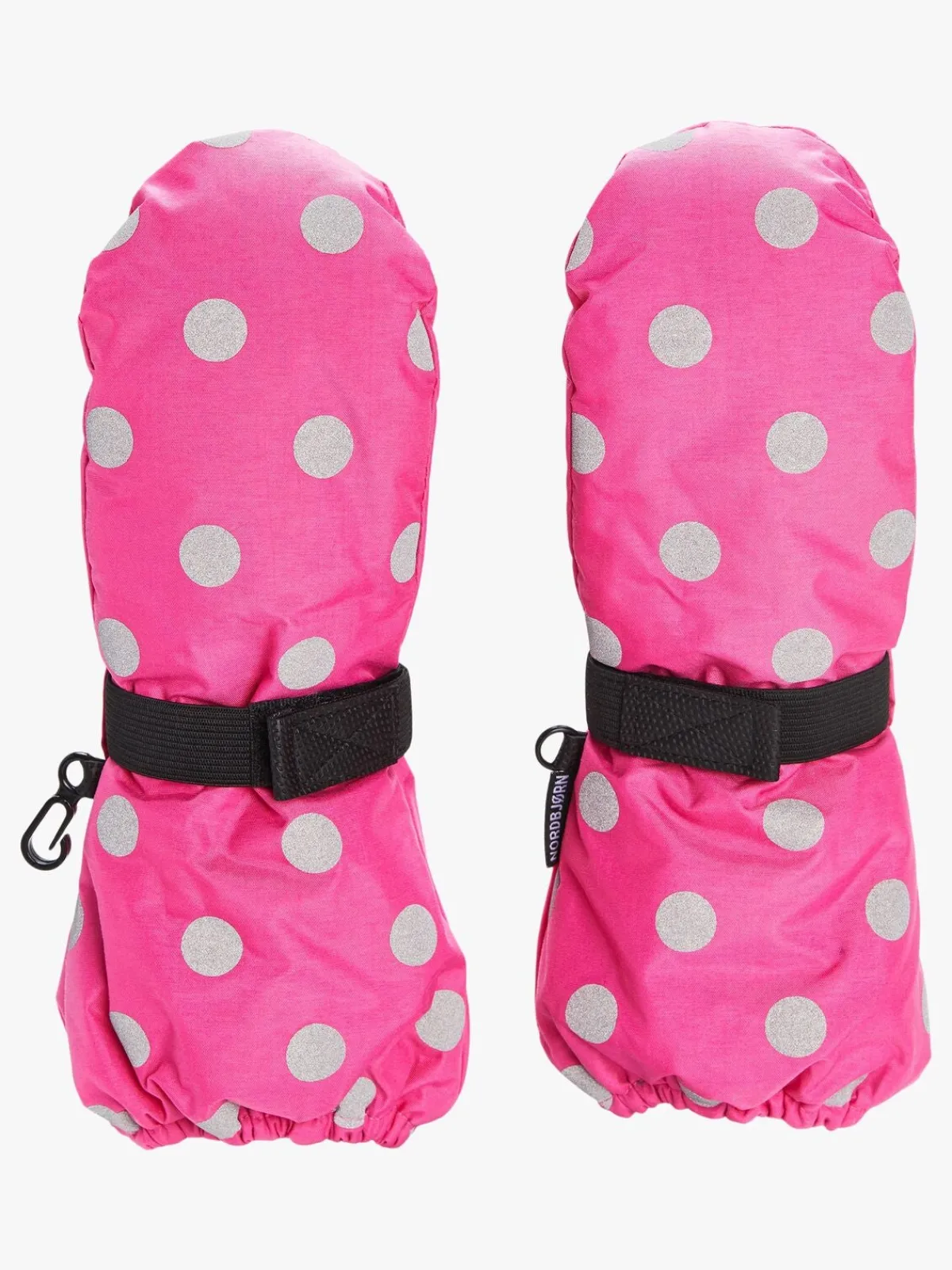 Nordbjrn Tilbehør|Vintertøj*Nordbjørn Stalon Vanter, Pink/Silver Dots Lyserød/Grå