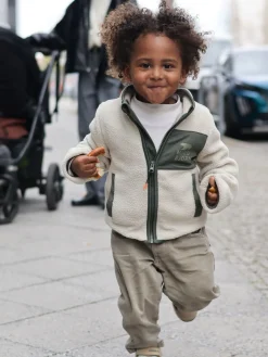 Børn Nordbjrn Fleecetøj>Nordbjörn Strömmen  Vindtæt Fleecetrøje, Grøn