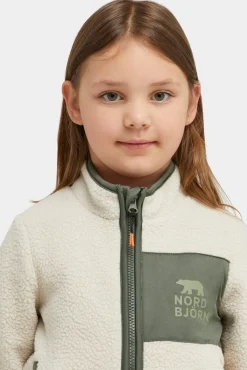 Børn Nordbjrn Fleecetøj></noscript>Nordbjörn Strömmen  Vindtæt Fleecetrøje, Grøn