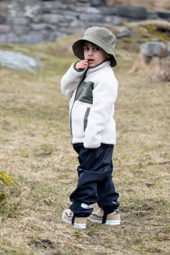 Børn Nordbjrn Fleecetøj></noscript>Nordbjörn Strömmen  Vindtæt Fleecetrøje, Grøn