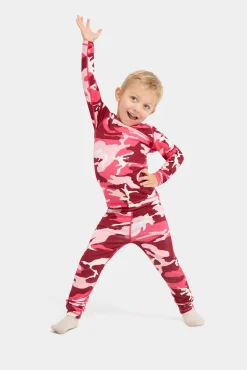 Nordbjrn Undertøj*Nordbjørn Verbier Skiundertøj Bamboo, Camo Pink Lyserød