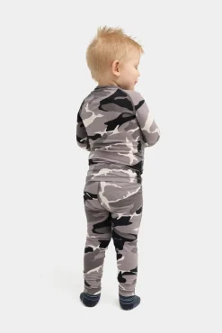 Børn Nordbjrn Nordbjørn Verbier Skiundertøj Bamboo, Camo Black