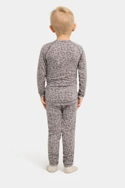 Børn Nordbjrn Nordbjørn Verbier Skiundertøj Bamboo, Leo Grey