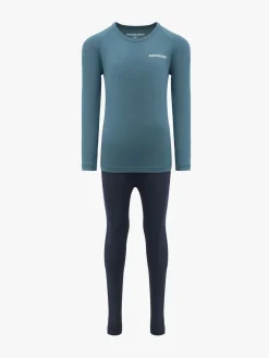 Børn Nordbjrn Undertøj>Nordbjørn Verbier Skiundertøj Bambus, Hydro Green