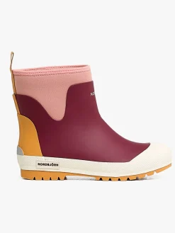 Børn Nordbjrn Nordbjörn Viskan  Forede Gummistøvler, Madder Brown/Rose Dawn/Inca Gold