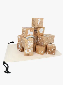 NordicPlay Trælegetøj>Nordic Play Træklodser 16 Stk., Natur