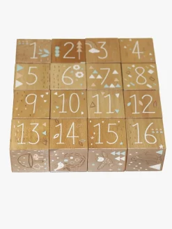 NordicPlay Trælegetøj></noscript>Nordic Play Træklodser 16 Stk., Natur